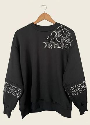 Світшот трикотаж двунитка м-xl єдиний