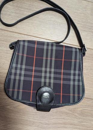 Винтажная сумка burberry 90роков