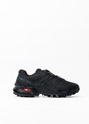 Чоловічі кросівки salomon speedcross 4 gore-tex black чорні 42-27см (b)