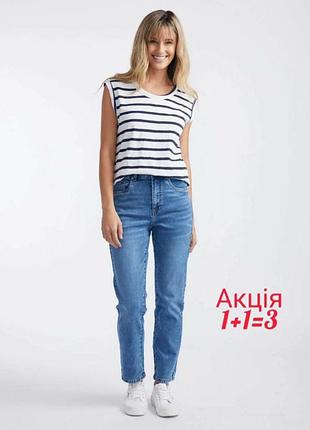 Прямые джинсы denim 365 синего цвета