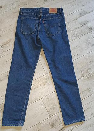 Сині джинсы бренду levi strauss & co. (модель 521, розмір w34 l34)