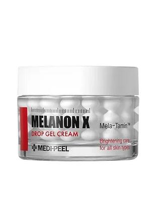 Осветляющий гель-крем в шариках с ретинолом medi-peel melanon x drop gel cream