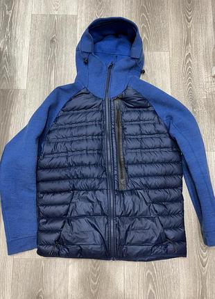 Зимова курточка nike tech fleece , у синьому кольорі , в розмірі м