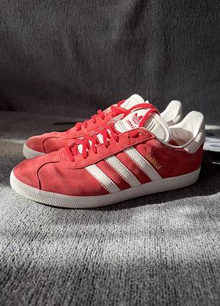 Adidas gazelle red кеды кроссовки