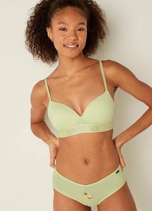 Комплект victoria’s secret pink 34c/75c,36c/80c, трусики м