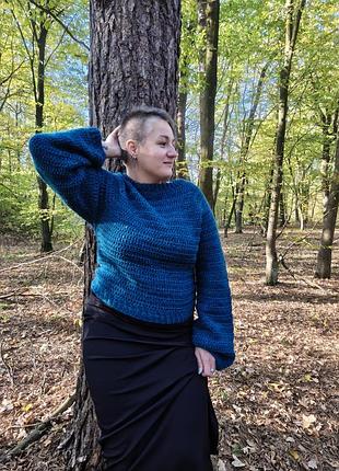 Базовий светр. жіноча кофта. ручна робота 🧶
