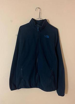 Чоловіча флісова толстовка the north face синя розмір l