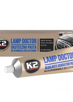 Паста для полировки фар new version k2 lamp doctor 60г очищающее средство для фар и фонарей восстан