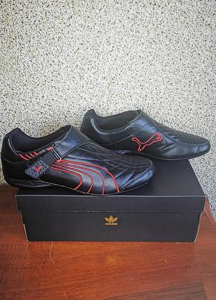 Кросівки чоловічі puma чорні з червоним