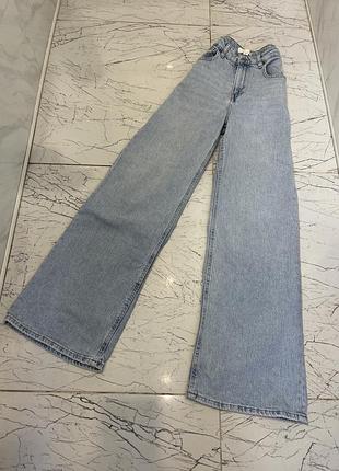 Джинси прямі, труби h&m