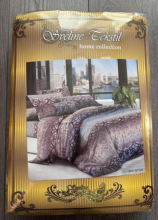 Комплект постільної білизни sveline tekstil сімейний новий