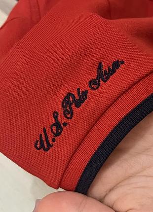 Поло жіноче u.s. polo assn. червоне 3