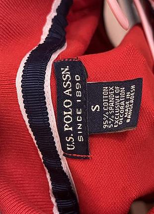 Поло жіноче u.s. polo assn. червоне 2