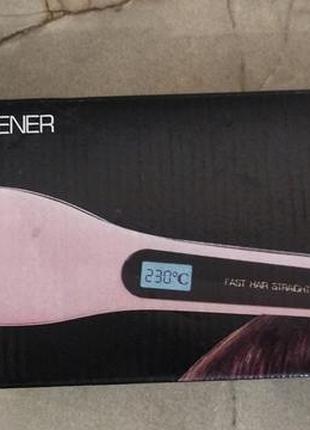 Электричная расческа-выпрямитель для волос fast hair straightener hqt-906