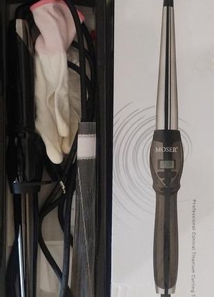 Профессиональная конусная плойка для волос moser curlpro2 conical