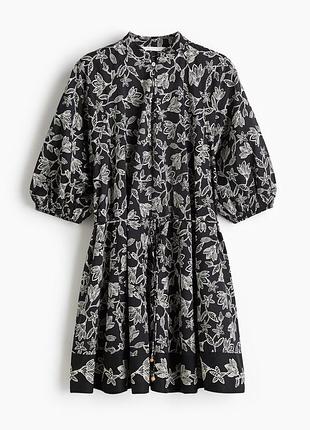 Легка вільна сукня в квітковий принт h&m