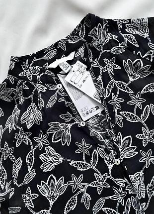 Легка вільна сукня в квітковий принт h&m 8