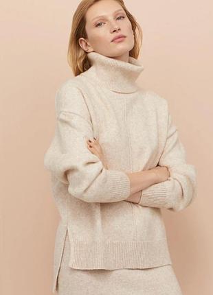 Теплый свитер h&m шерсть