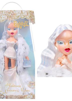 Лялька bratz cloe хлоя 2025 holidayz frosty nightz collector doll with premium fashions холідайз крижана ніч 544906