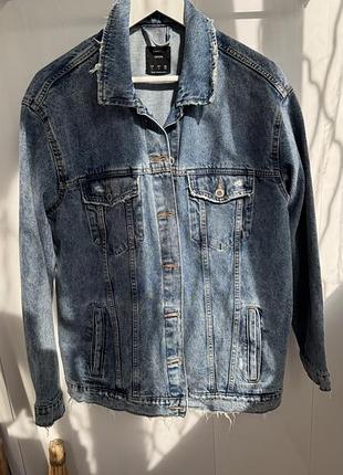 Джинсовка  жіноча bershka