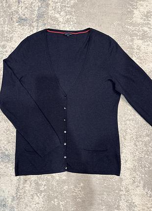 Кардиган синій tommy hilfiger xxl