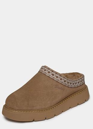Женские ботинки skechers/модные коричневые ботиночки