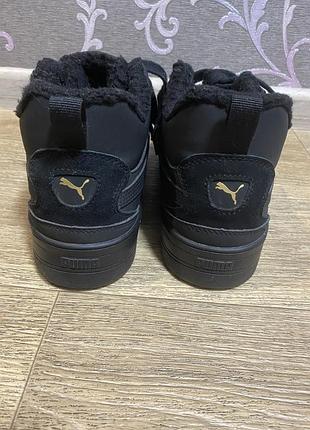 Кросівки puma чорні на платформі 3