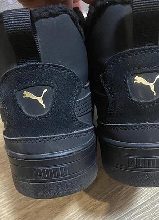 Кросівки puma чорні на платформі 5