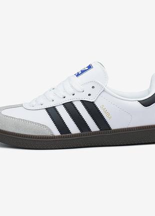 Кросівки adidas samba vegan white