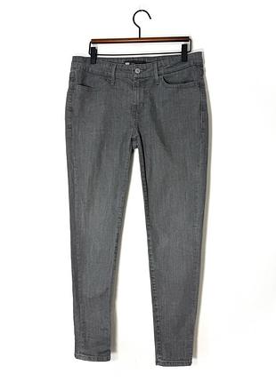 Сірі джинси скіні levis