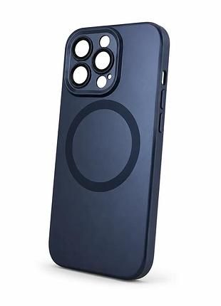 Силіконовий чохол із підтримкою magsafe та захисними лінзами на iphone 13 pro max