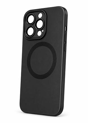 Силіконовий чохол із підтримкою magsafe та захисними лінзами на iphone 13 pro max