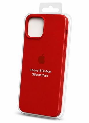 Силіконовий чохол на iphone 13 pro max ( червоний )