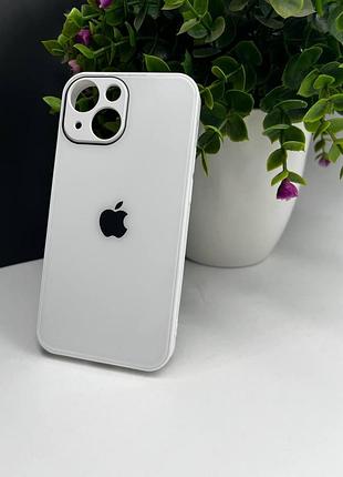 Скляний чохол із закритою камерою та глянцевим покриттям на iphone 13 mini №9