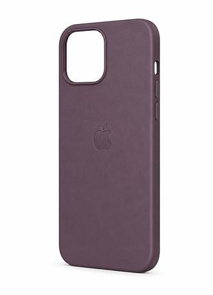 Якісний шкіряний чохол на iphone 13 pro max 1:1 original cherry
