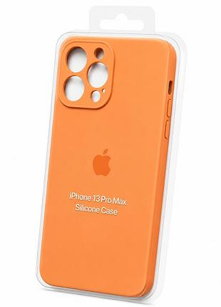 Силіконовий чохол з мікрофіброю та покриттям softtouch для iphone 13 pro max ( full camera № 52 )