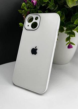 Скляний чохол із закритою камерою та глянцевим покриттям на iphone 13 №9