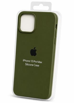 Силіконовий чохол на iphone 13 pro max ( хакі )