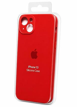 Силіконовий чохол на iphone 13 ( червоний )