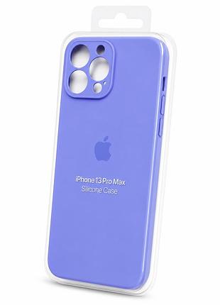 Силіконовий чохол з мікрофіброю та покриттям softtouch для iphone 13 pro max ( full camera № 39 )