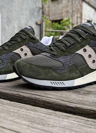 Кросівки чоловічі saucony shadow хакі оригінал