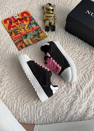 Numeris atelier denim pink laces 2