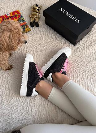 Numeris atelier denim pink laces 4