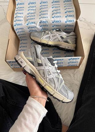 Asics gel-kahana 8 silver dark grey 6