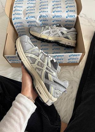 Asics gel-kahana 8 silver dark grey 7