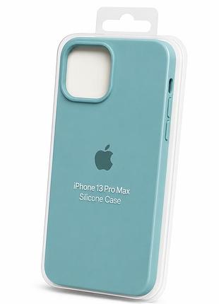 Силіконовий чохол з мікрофіброю та покриттям softtouch для iphone 13 pro max ( full № 21 )