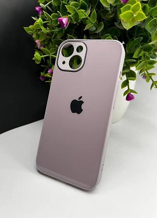 Скляний чохол із закритою камерою та глянцевим покриттям на iphone 13 №7