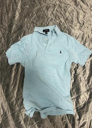 Футболка чоловіча polo ralph lauren блакитна
