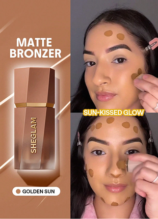 Sheglam sun beam matte liquid bronzer golden sun - жидкий матовый бронзер (6347)