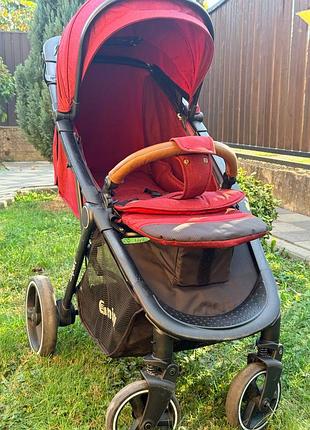 Дитяча прогулянкова коляска carrello ruby red червоний 8